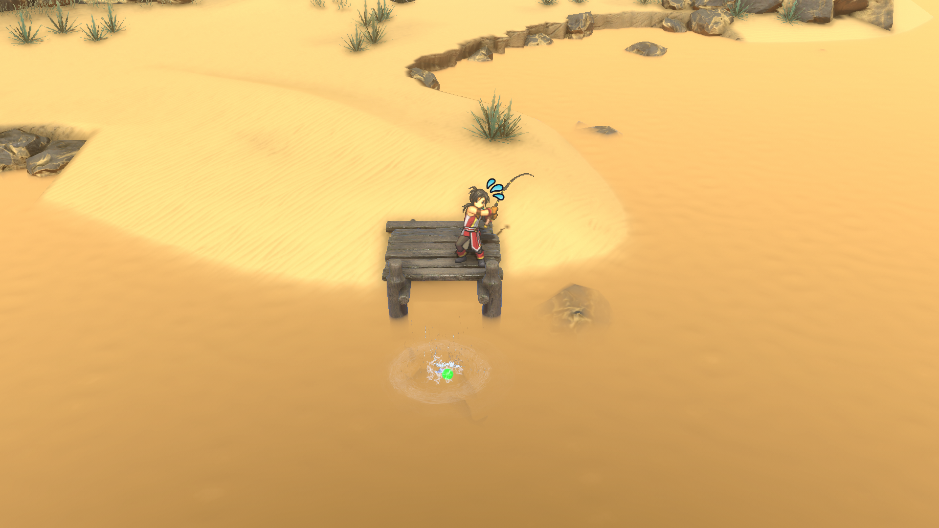 Screenshot of Big Sandfish Island fishing spot
