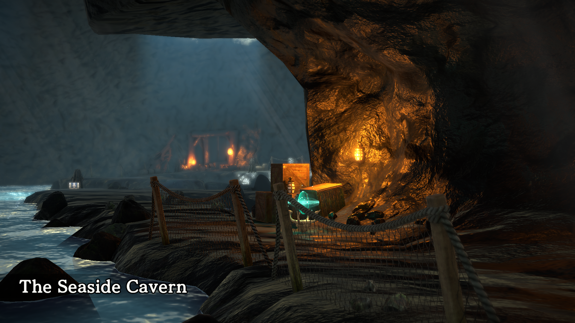 Screenshot of Seaside Cavern fishing spot